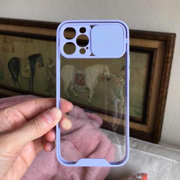 For iPhone 12 Pro phone case clear/camera slider - Picture 6 of 12